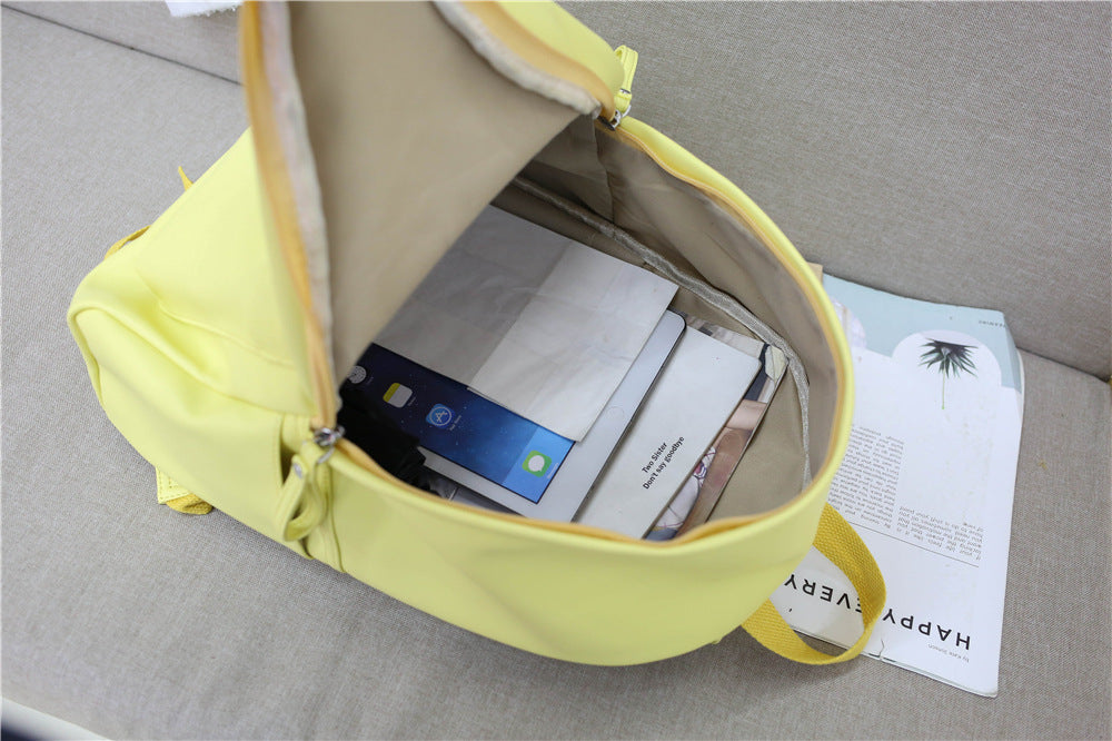 Fashion Campus Casual Pu Leather Backpack Women