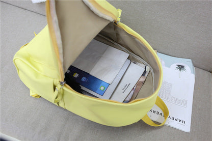 Fashion Campus Casual Pu Leather Backpack Women