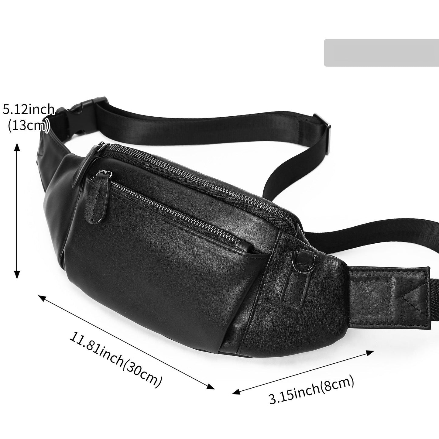 Men's High-End Chest Large-Capacity Casual Waist Bag