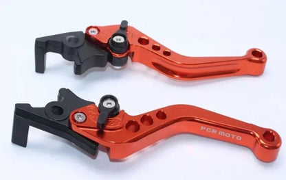 Adjustable Motorcycle Brake & Clutch Levers – CNC Aluminum Handlebar Levers (Pair)