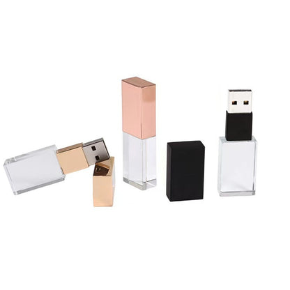 DIY Luminous Crystal Car USB Drive