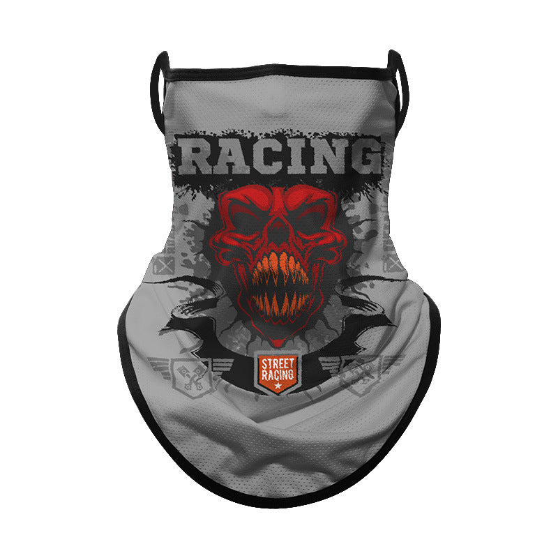 Motorcycle Riding Sun-Protective Face Mask Ear-Hanging Headscarf For Women