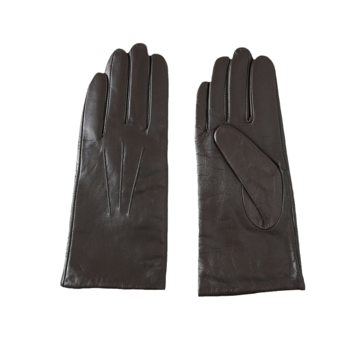Wool-Lined Goat Leather Driving Gloves