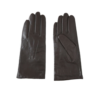 Wool-Lined Goat Leather Driving Gloves