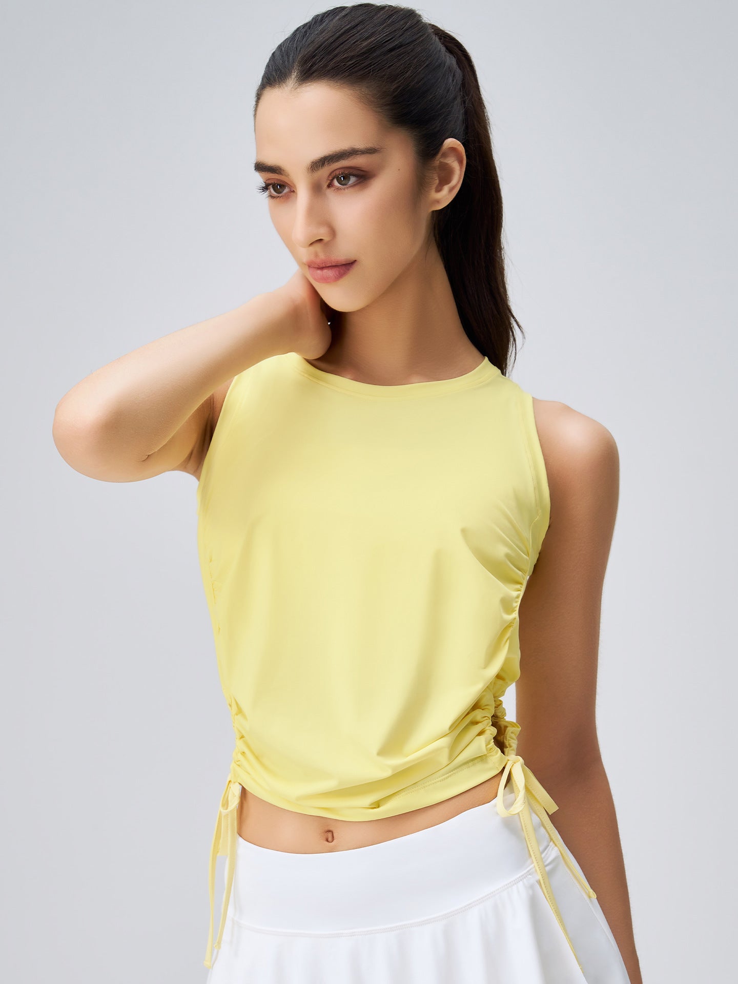 New Women's Yoga Tops For Spring & Summer With Sun Protection, Professional High-End Stylish Fitness Vests, Quick-Dry Sports Shirts For Women