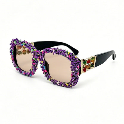Square-frame Sunglasses Versatile Shades For Beach Vacations