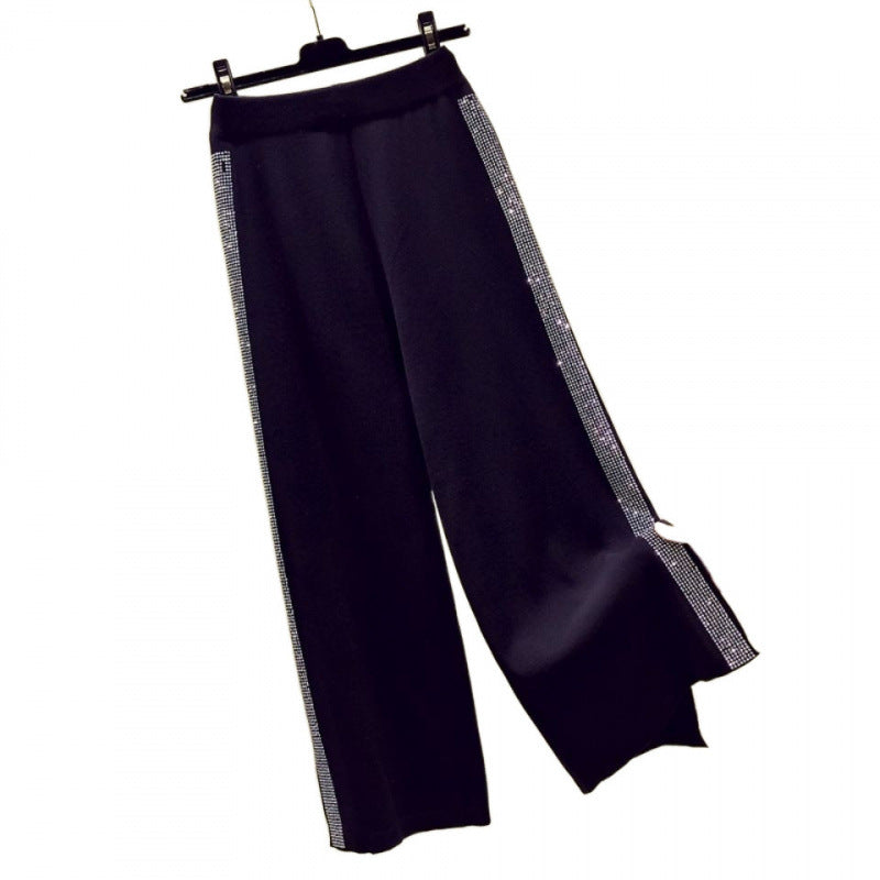 Casual Draping Wide-leg Pants Women