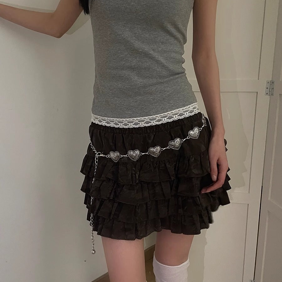 New Stylish And Elegant Waist Chain With A Heart Design Perfect For Womens Dresses