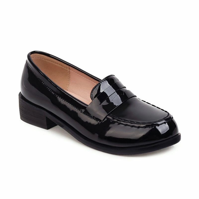 Fashion Retro Casual Solid Color Pumps Women