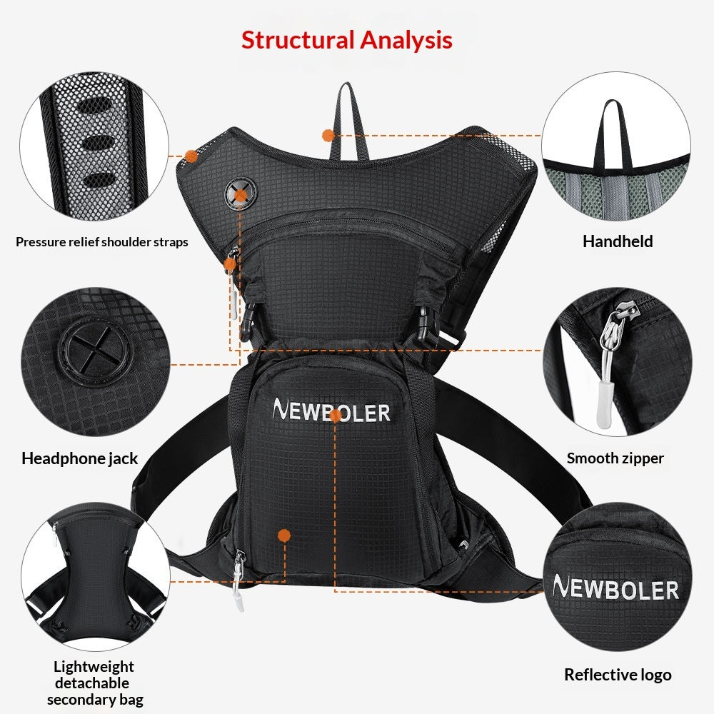 Dual-shoulder Cycling Backpack Motorcycle Backpack