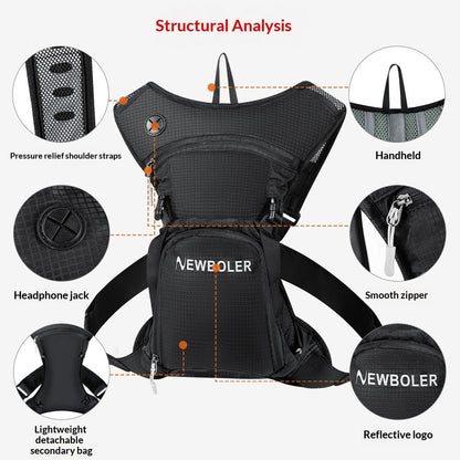Dual-shoulder Cycling Backpack Motorcycle Backpack