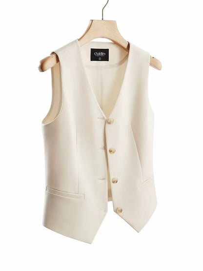 Fashionable Suit Vest Women's Top
