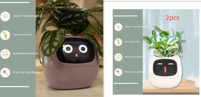 Smart AI Planter with Expressions and Sensors