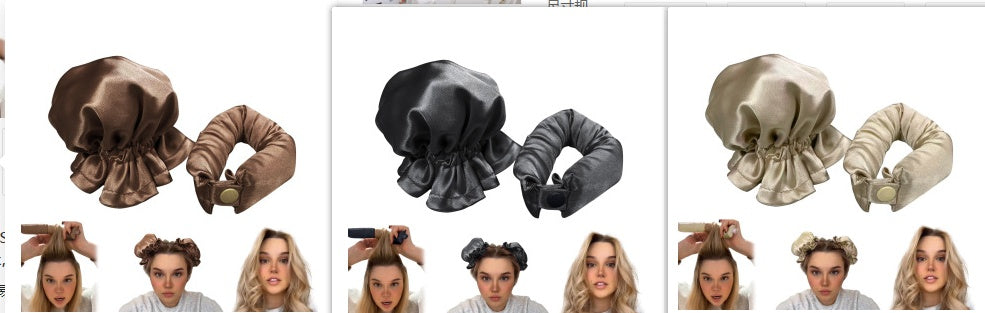 Heatless Cloth-Covered Curling Rod