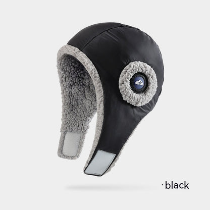 Down Plush Windproof Waterproof Winter Hat