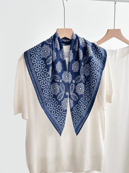 Women's Vintage High-end Outer Silk Scarf