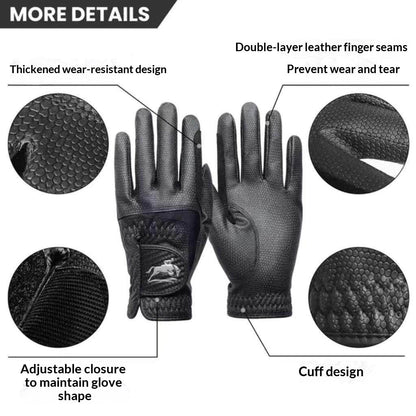 Ladies' Leather Equestrian Gloves