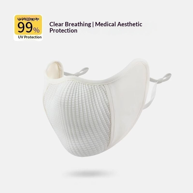 Sunscreen and Breathable 3D Stereoscopic Sunshade Riding Mask