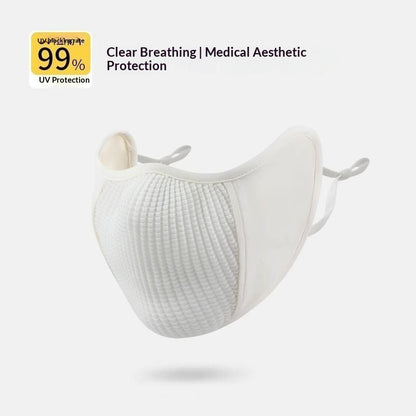 Sunscreen and Breathable 3D Stereoscopic Sunshade Riding Mask