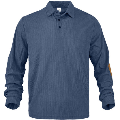 Cross-border Foreign Trade Jacquard Sweatshirt, New Amazon Spring & Autumn Men's Loose Pullover With European & American Style Collar And Elbow Pads