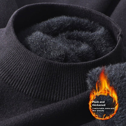 Men's Half High Neck Slim Fit Sweater