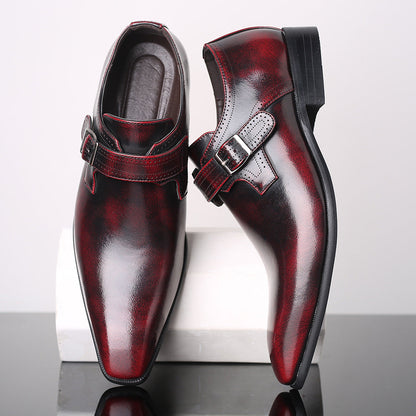 Business-casual Formal Mens Leather Shoes