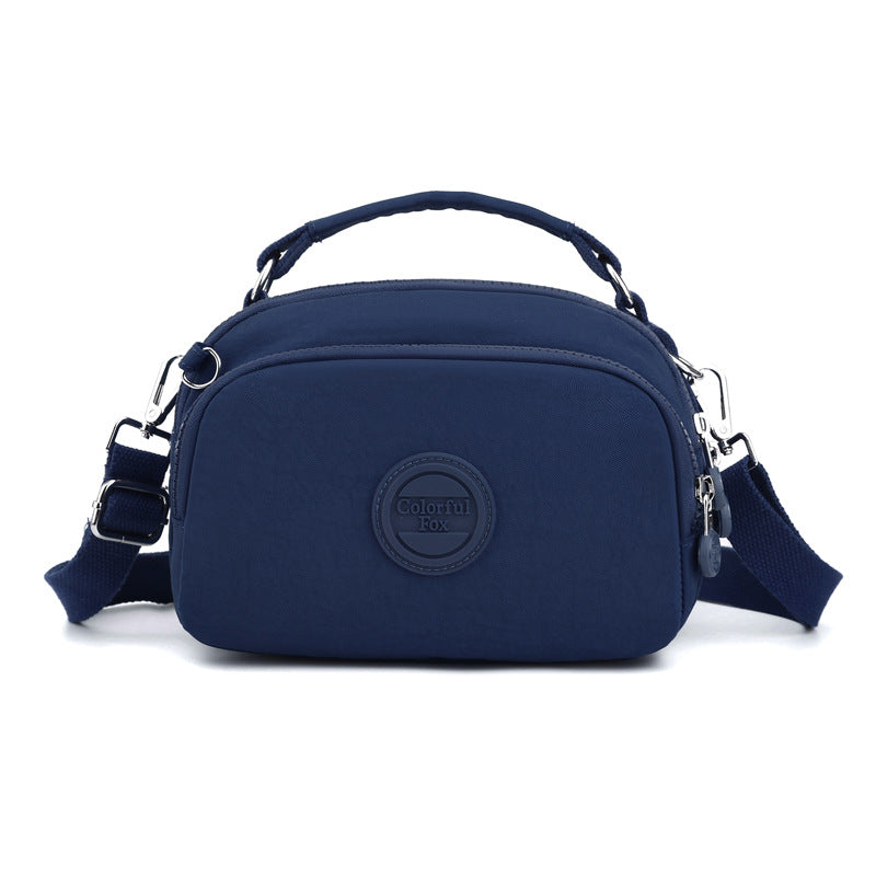 Colorful Fox New Fashion Mobile Phone Bag Women's Multi-Layer Simple Satchel Shoulder Bag Water-Repellent Crossbody Bag