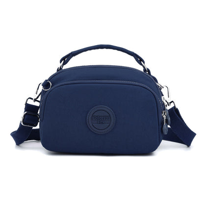 Colorful Fox New Fashion Mobile Phone Bag Women's Multi-Layer Simple Satchel Shoulder Bag Water-Repellent Crossbody Bag