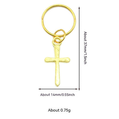 XINGX Lightning Shell Hair Ring with Small Pendant