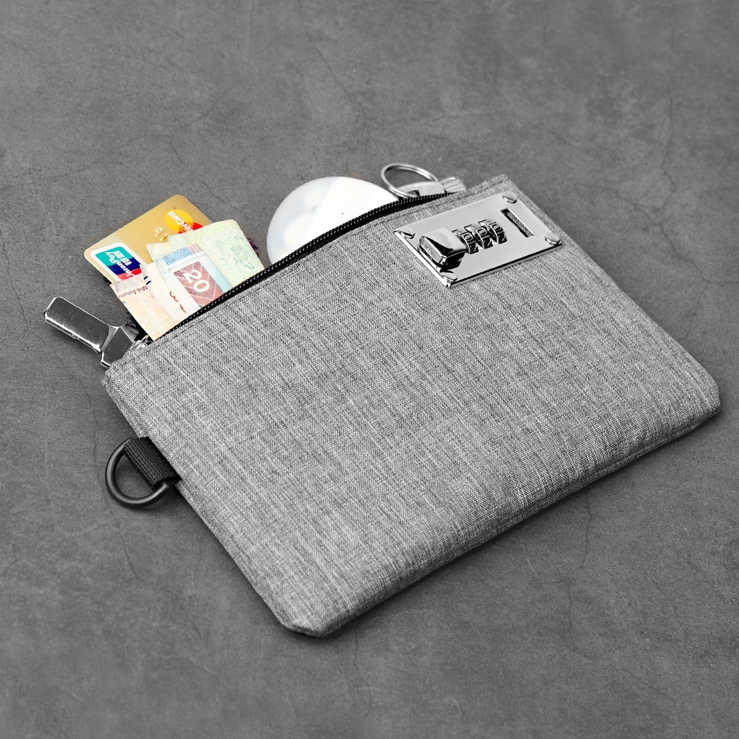 Anti-Lost Password Lock Portable Anti-Theft Multi-Functional Card Holder