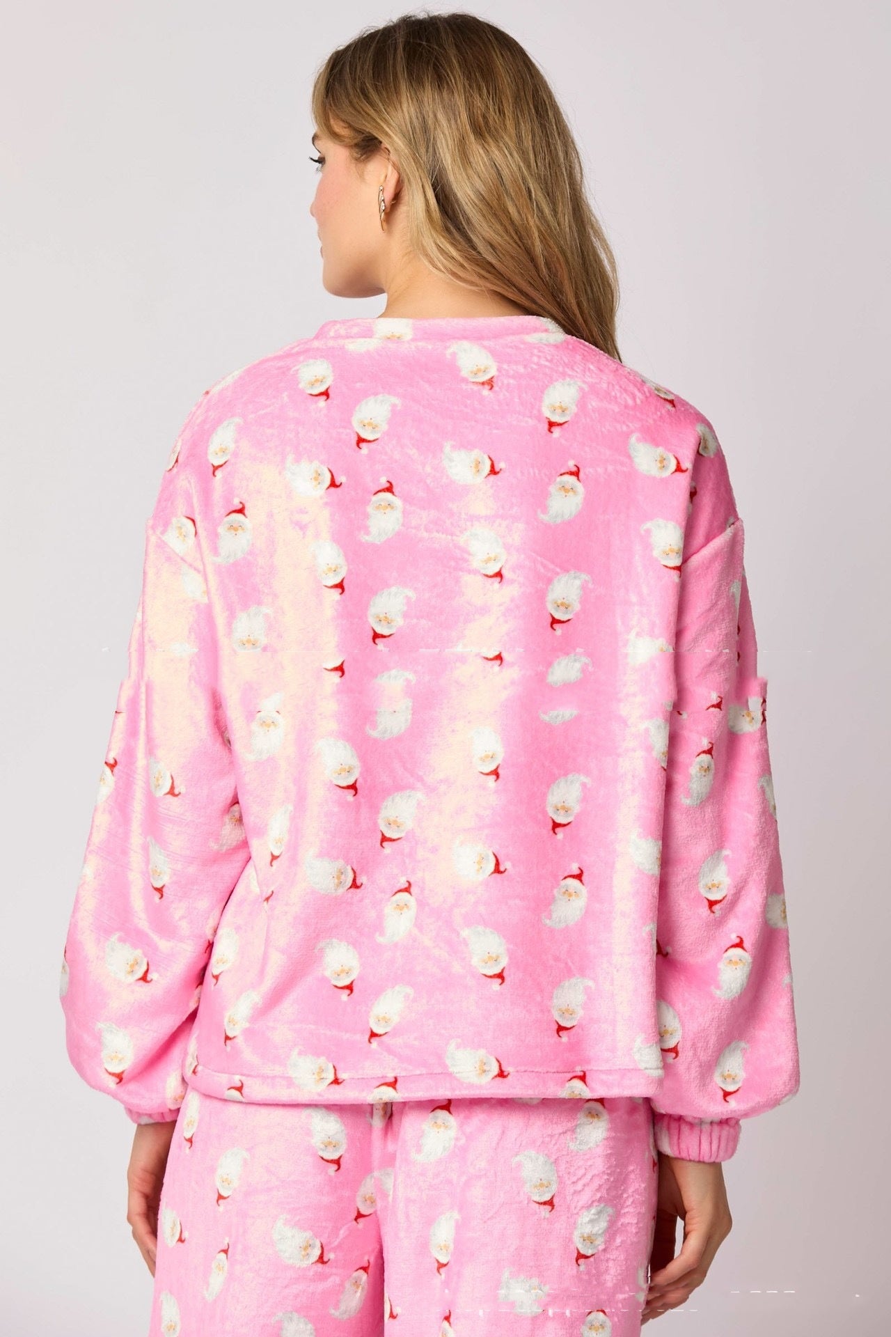 Women's Santa Flannel Pajama Set