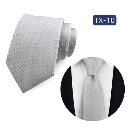 Mens Jacquard Woven Business-casual Tie