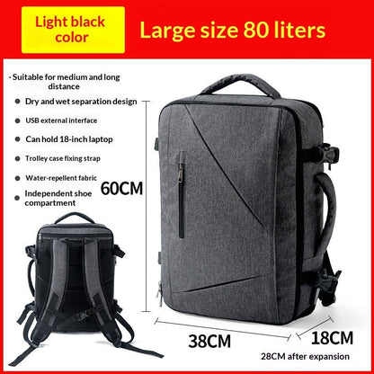 Travel Man Extra-Large Capacity Travel Backpack