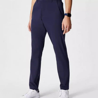 Casual Truly Slim-fit Plus-size Solid-color Mens Dress Pants