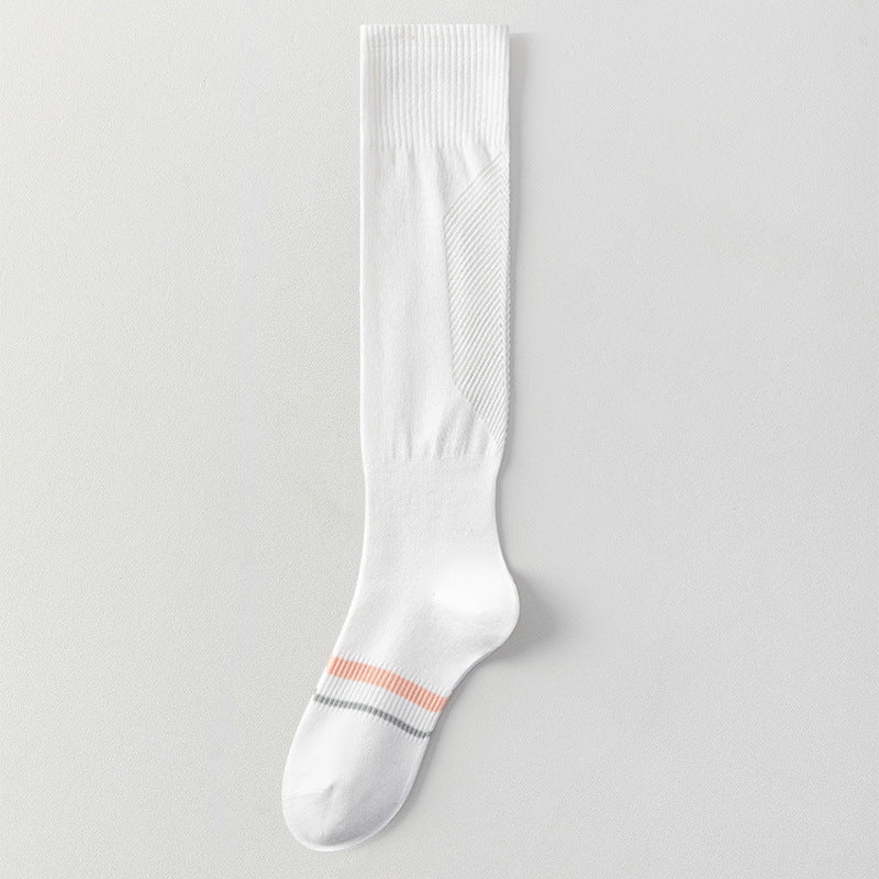 Ultra-thin Lightly Compressive Breathable Calf-length Athletic Socks