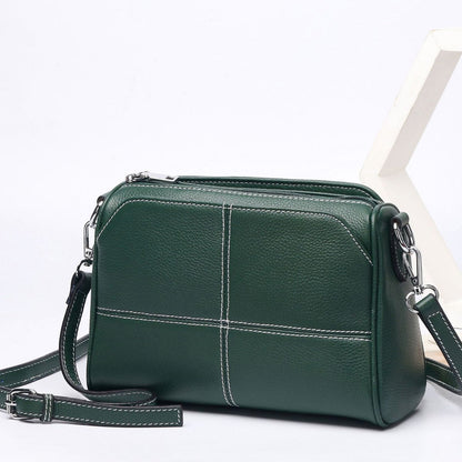 Women's Full-grain Leather Single-shoulder And Crossbody Bag