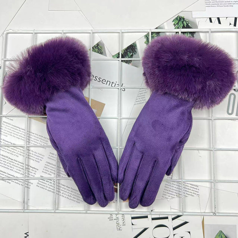 Women's Winter Riding Fleece-Lined Gloves