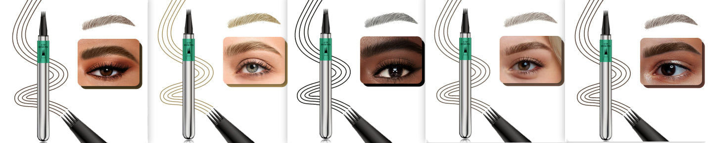 Four-claw Smudge-proof Wild Eyebrow Pencil