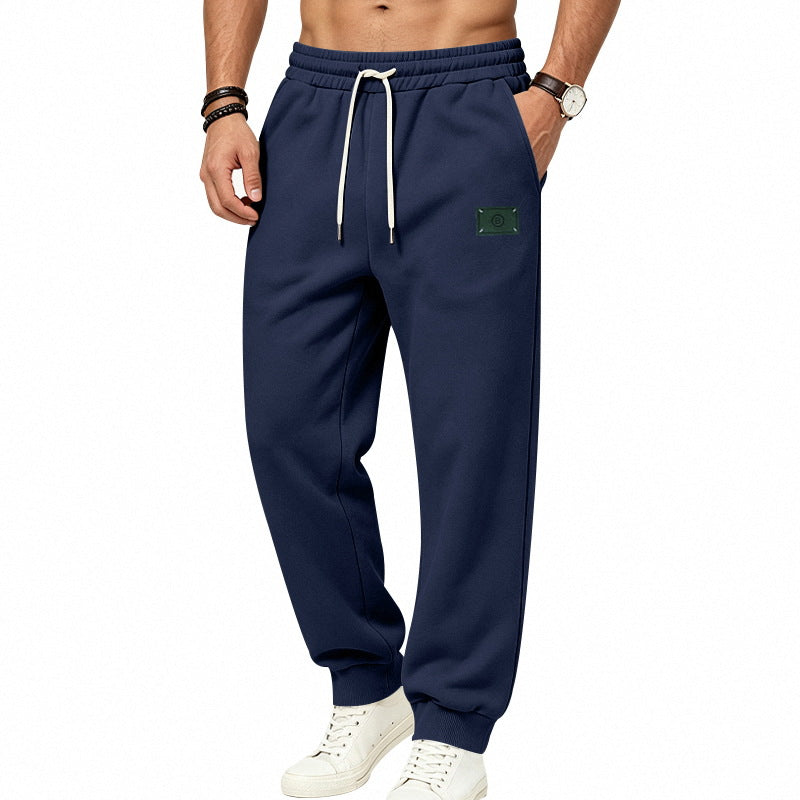 Winter Fleece-Softened Men's Loose Heavyweight Trendy Casual Sports Sweatpants