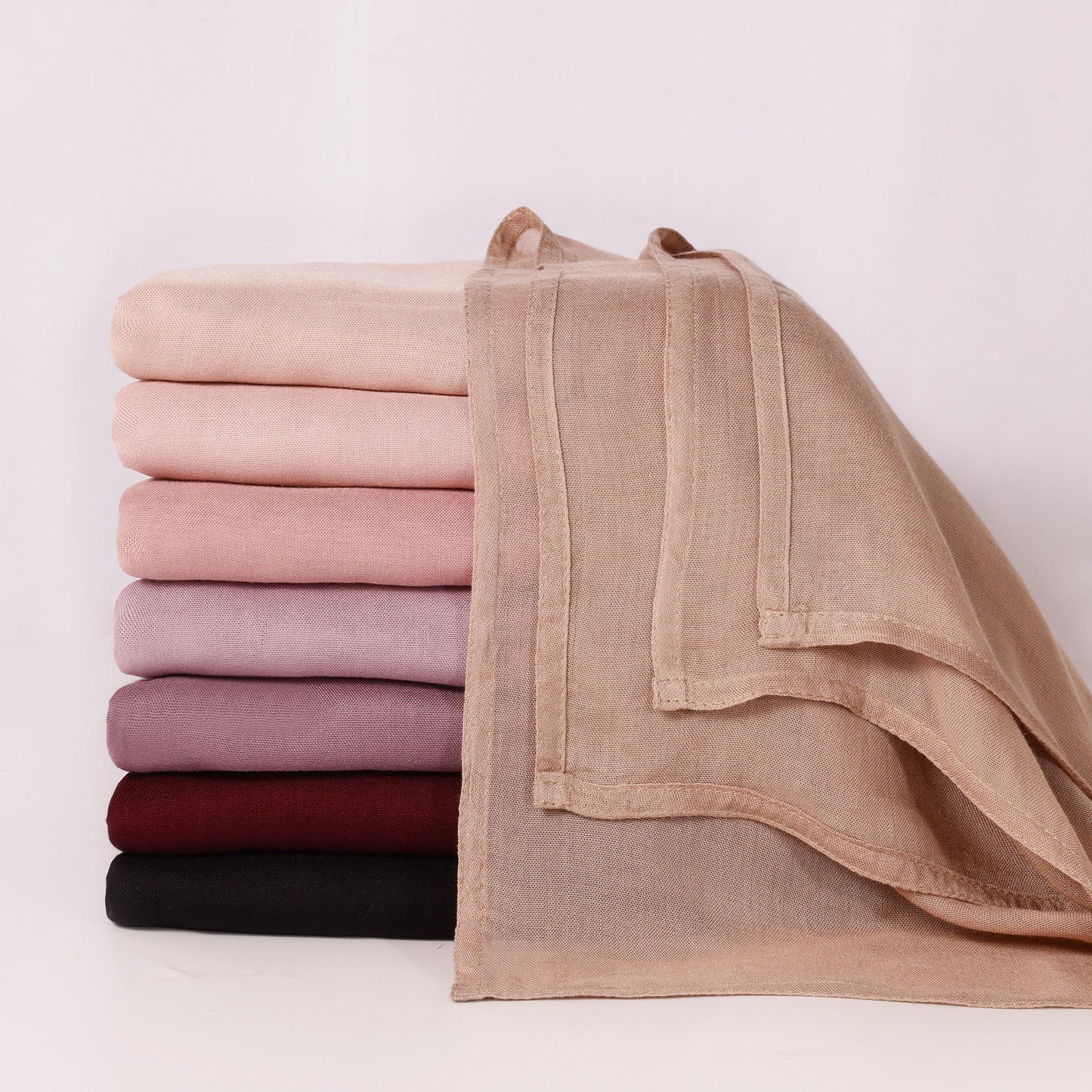 Modal Breathable Scarf Womens Solid Color