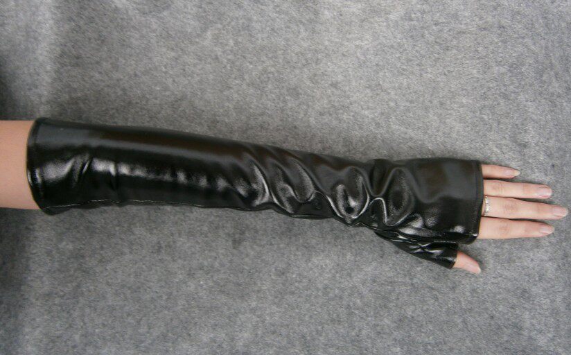Long-style Wedding Leather Gloves For Men And Women