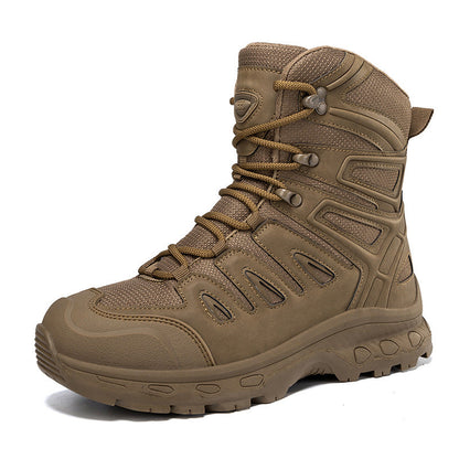 Men's Mid-Top Outdoor Hiking Boots In Plus Size 47