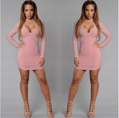 Fast-Selling V Collar Dress