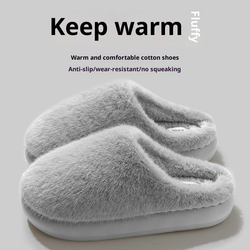 Non-slip Couple Winter Insulated Cotton-padded Shoes Men