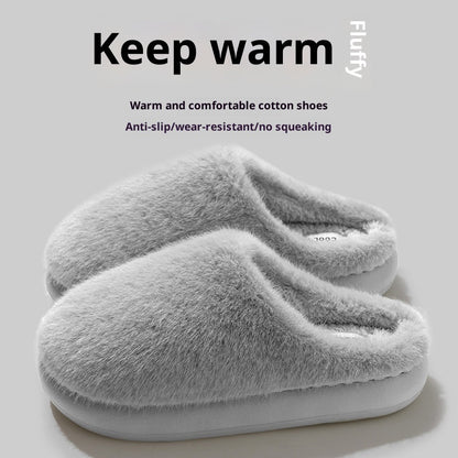 Non-slip Couple Winter Insulated Cotton-padded Shoes Men