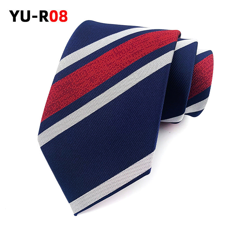 British Gentleman-style Striped Mens Tie For Suiting And Streetwear Coordination