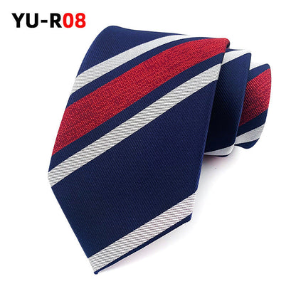 British Gentleman-style Striped Mens Tie For Suiting And Streetwear Coordination