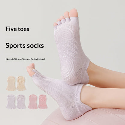 Springsummer Open-toe Five-finger Socks Yoga Socks For Women