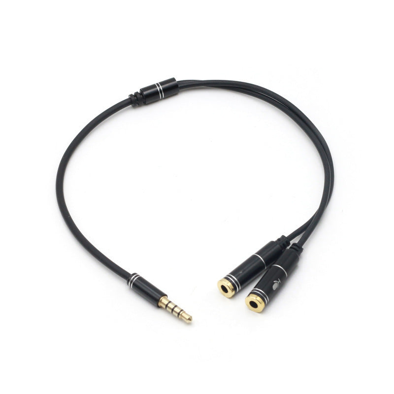 Laptop Headphone Microphone Headset 2-in-1 Adapter Cable