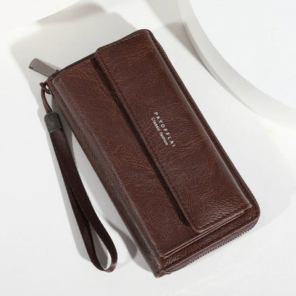 Men's Wallet Bestsellers 2025 New Mobile Phone Bag With Multiple Slots, Casual Long Wallet, Large Capacity Clutch Bag